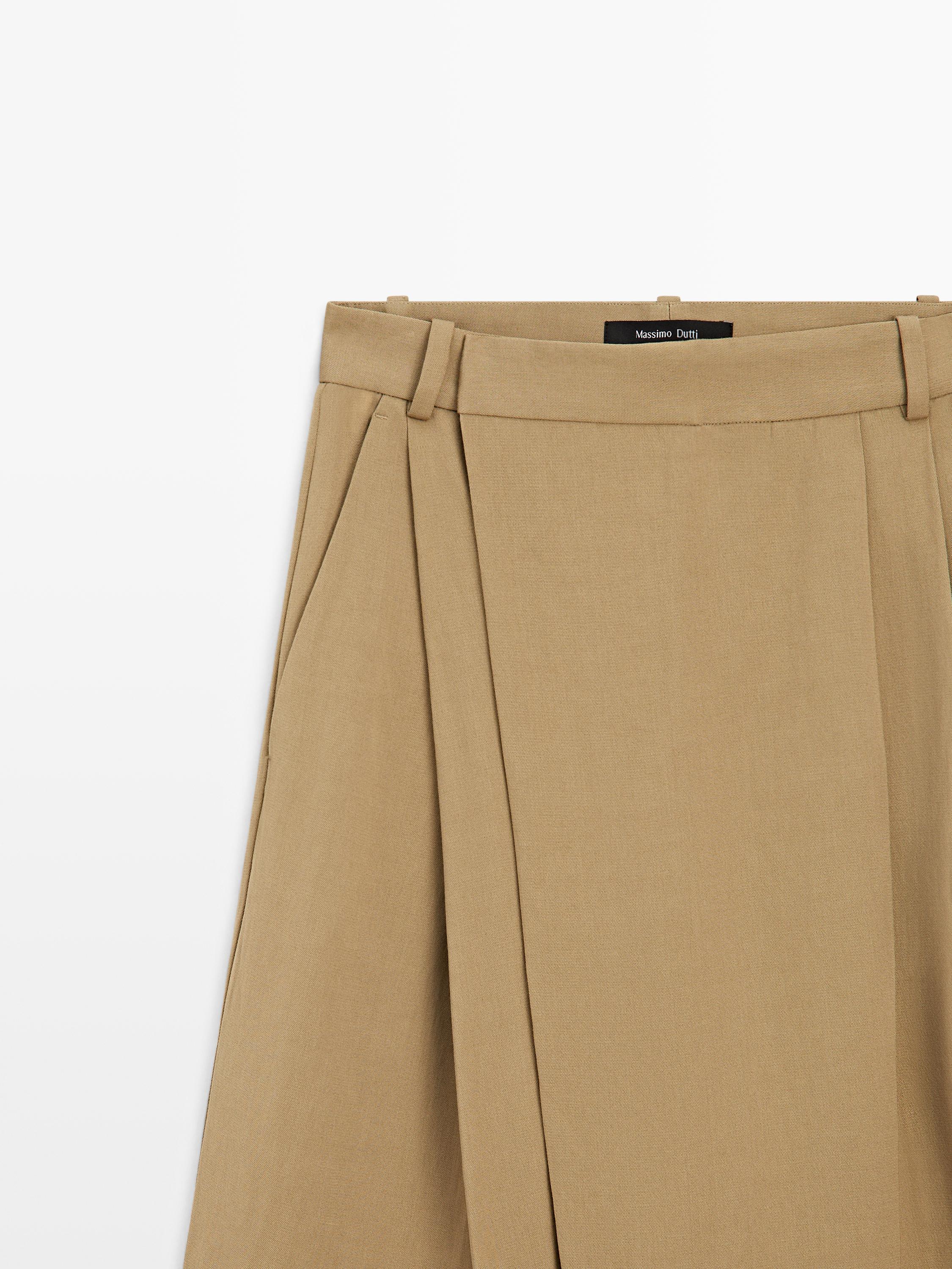 Flowing pareo trousers